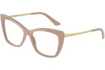 Brillen Dolce & Gabbana DG3348 1620 Cat Eye Beige