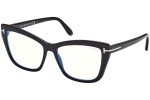 Glasses Tom Ford FT5826-B 001 Cat Eye Schwarz