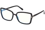 Glasses Tom Ford FT5813-B 001 Cat Eye Schwarz