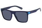 Sunglasses Polaroid PLD2128/S FLL/C3 Polarized Quadratisch Blau