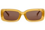 Sonnenbrille OiO by eyerim Itri Crystal Caramel Rechteck Braun