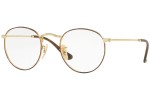 Glasses Ray-Ban Round Metal Classic RX3447V 2945 Rund Havanna