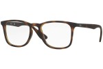 Glasses Ray-Ban RX7074 5365 Rechteck Havanna