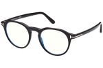 Brillen Tom Ford FT5833-B 001 Rund Schwarz