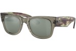 Sonnenbrille Ray-Ban Mega Wayfarer RB0840S 66355C Quadratisch Grün