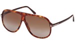 Sonnenbrille Tom Ford FT0998 56P Pilot Havanna