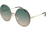 Sonnenbrille Chloe CH0037S 004 Rund Gold