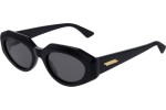 Sonnenbrille Bottega Veneta BV1031S 001 Oval Schwarz