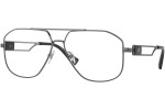 Glasses Versace VE1287 1001 Pilot Silber