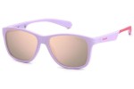 Sonnenbrille Polaroid Junior PLD8052/S QCK/JQ Polarized Quadratisch Lila