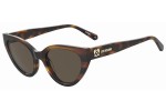 Sunglasses Love Moschino MOL064/S 05L/70 Cat Eye Havanna