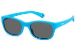 Sonnenbrille Polaroid Junior PLDK006/S MVU/M9 Polarized Rechteck Blau