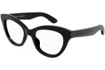 Brillen Alexander McQueen AM0395O 001 Cat Eye Schwarz