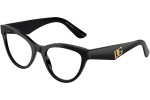 Glasses Dolce & Gabbana DG3372 501 Cat Eye Schwarz