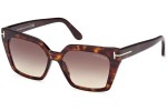 Sonnenbrille Tom Ford FT1030 52F Cat Eye Havanna