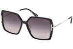 Sonnenbrille Tom Ford FT1039 01B Quadratisch Schwarz