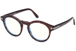 Brillen Tom Ford FT5887-B 052 Rund Havanna