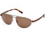 Sunglasses Timberland TB9324 08H Polarized Pilot Silber