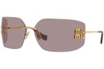 Sonnenbrille Miu Miu MU54YS 5AK06I Quadratisch Gold