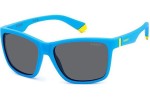 Sunglasses Polaroid Junior PLD8057/S FLL/M9 Polarized Quadratisch Blau