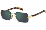 Sunglasses David Beckham DB7109/S 06J/MT Rechteck Gold