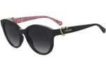 Sunglasses Love Moschino MOL068/S 807/9O Oval Schwarz