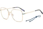 Glasses M Missoni MMI0167 DDB Quadratisch Gold