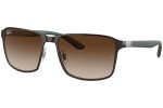 Sunglasses Ray-Ban RB3721 188/13 Quadratisch Schwarz