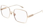 Glasses Gucci GG1434O 002 Quadratisch Gold