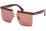 Sunglasses Max Mara Flat MM0071 69S Quadratisch Rot