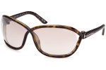 Sonnenbrille Tom Ford Fernanda FT1069 52G Besondere Havanna