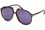 Sunglasses Tom Ford Archie FT1079 52V Pilot Havanna