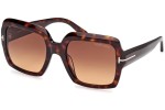 Sunglasses Tom Ford Kaya FT1082 52F Quadratisch Havanna