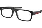 Glasses Prada Linea Rossa PS08OV 18P1O1 Rechteck Schwarz