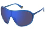 Sonnenbrille Polaroid PLD6216/S PJP/5X Polarized Monoscheibe | Shield Blau