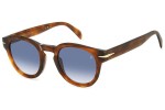 Sonnenbrille David Beckham DB7041/SFLAT WR9/08 Rund Braun