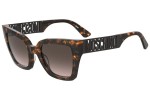 Sonnenbrille Moschino MOS161/S 086/HA Rechteck Havanna