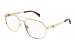 Brillen Alexander McQueen AM0459O 002 Pilot Gold