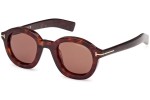 Sonnenbrille Tom Ford FT1100 52E Rund Havanna