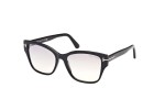 Sonnenbrille Tom Ford FT1108 01C Rechteck Schwarz