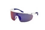 Sonnenbrille Adidas Sport SP0095 21Z Monoscheibe | Shield Weiß