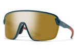 Sonnenbrille Smith BOBCAT FLL/AV Monoscheibe | Shield Blau