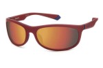 Sonnenbrille Polaroid PLD2154/S 0Z3/OZ Polarized Oval Rot