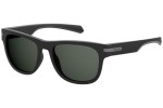 Sunglasses Polaroid Active Collection PLD2065/S 003/M9 Polarized Quadratisch Schwarz