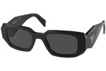 Sonnenbrille Prada PR17WS 1AB5S0 Rechteck Schwarz