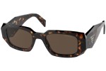 Sunglasses Prada PR17WS 2AU8C1 Rechteck Havanna