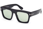 Sonnenbrille Tom Ford Fausto FT0711 01N Flat Top Schwarz