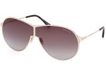 Sonnenbrille Tom Ford Gaia FT1174 28K Pilot Gold