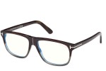 Brillen Tom Ford FT5978-B 056 Quadratisch Havanna