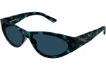 Sonnenbrille Balenciaga BB0367S 003 Oval Blau